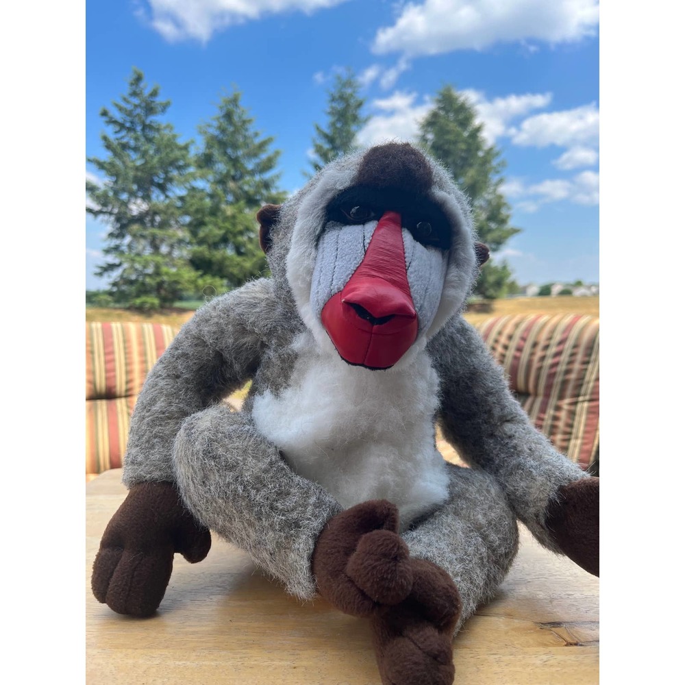 Fiesta Baboon Ape 12" Sitting Plush Stuffed Big